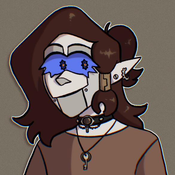 My (steampunkified) sona, full color