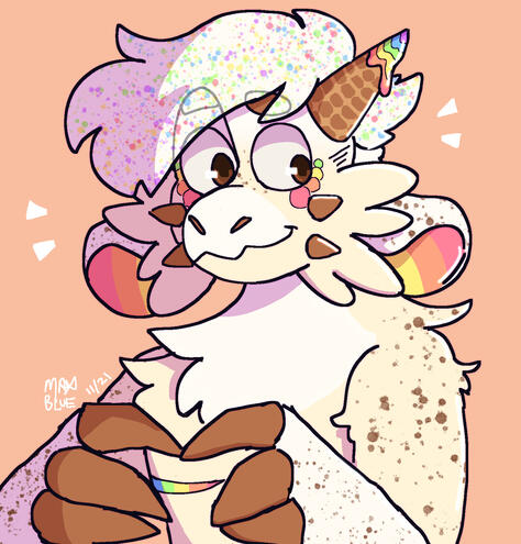 Art of talkingfernn&#39;s OC, Hershey